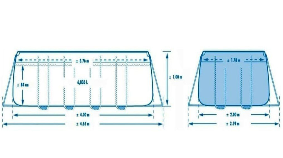 Bazen INTEX 400x200x100 065/444-111 AKCIJA! Bazeni