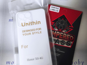 Honor X8 silikonska maskica i staklo