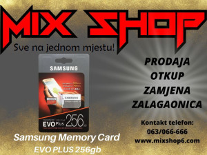 Memorijska Kartica Samsung Evo Plus 256GB MicroSD Card memori