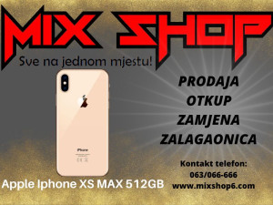 APPLE IPHONE XS MAX 512GB GOLD KAO NOV*icloud zaključan