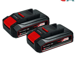Einhell Set 2x Baterija PXC TwinPack 18 V 2.5 Ah