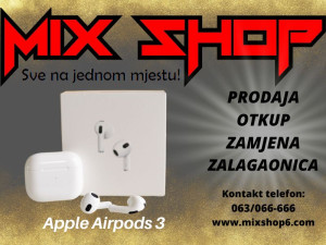 APPLE AIRPODS 3 Bežične Wireless Bluetooth Iphone WiFi EarBuds