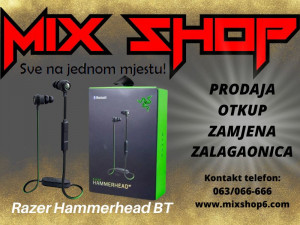 RAZER HAMMERHEAD Bežične Bluetooth Wireless WiFi Wi Fi EarBuds