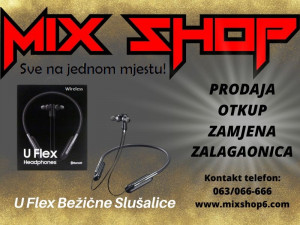 U FLEX Bežične Bluetooth Wireless Slušalice WiFi in ear wi fi