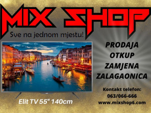 TOP ELIT TV 55"/140cm TELEVIZOR LCD/LED HD *NOVO*