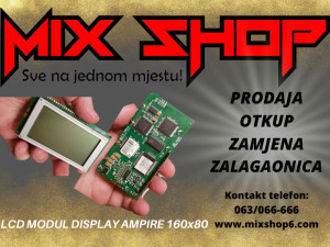 LCD MODUL DISPLAY AMPIRE 160x80 AG16080AF LED TOUCH