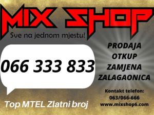 066-333-833 MTEL GOLD ZLATNI BROJ TOP VIP BROJEVI M TEL