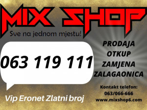 *063-119-111* ERONET GOLD ZLATNI BROJ TOP VIP BROJEVI