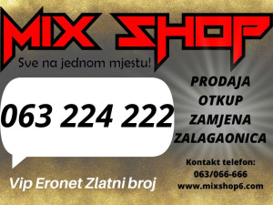 *063-224-222* ERONET GOLD ZLATNI BROJ TOP VIP BROJEVI