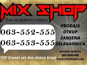 SET 063-552-555 i 063-553-555 ERONET VIP ZLATNI BROJEVI BROJ GOLD