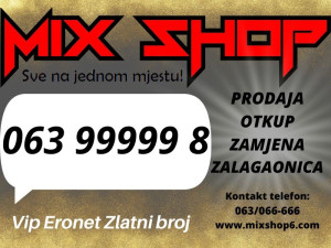 *063-999-998* ERONET GOLD ZLATNI BROJ TOP VIP BROJEVI