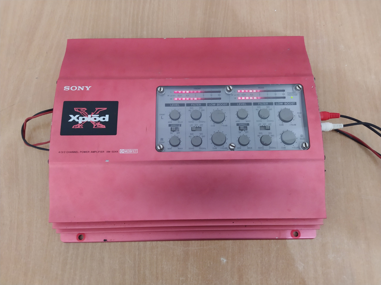 SONY『STEREO POWER AMPLIFIER』XM-504X／車用ステレオパワーアンプ