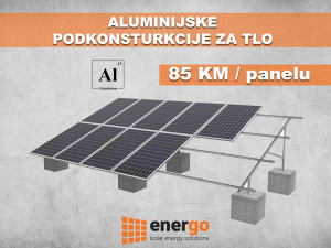 Aluminijski Nosači Solarni Paneli Solarne Elektrane