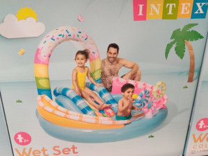 Bazen za djecu djeciji Intex s toboganom