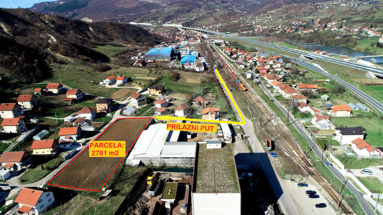 Zemljište u Drivuši 2781 m2 - Zenica