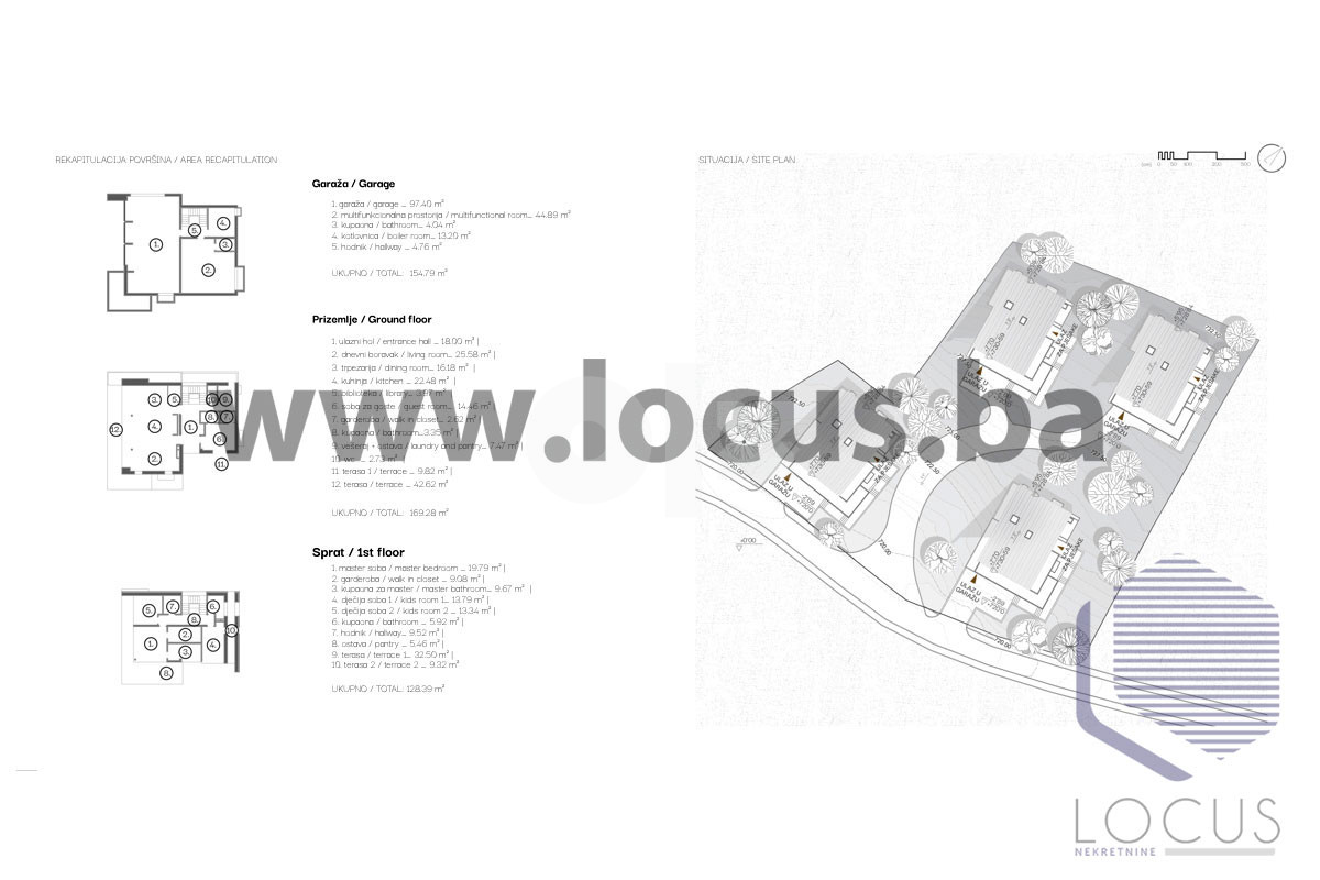 LOCUS: Parcela sa dozvolom za izgradnju vile, Poljine 12