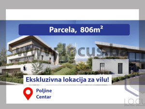 LOCUS: Parcela sa dozvolom za izgradnju vile, Poljine