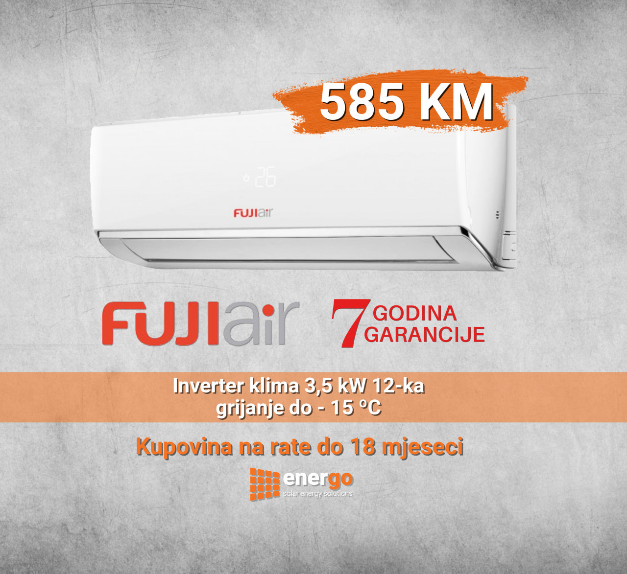 Fuji klime 3 6kw klima ure aji inverter r32 akcija klima ure aji olx ba