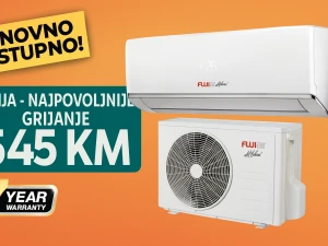 FUJI Klime 3.5kW Klima Uređaji Inverter klima uredaj Wifi