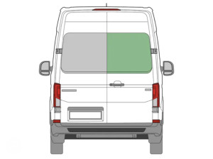 ZADNJE STAKLO DESNO VW CRAFTER OD 2018