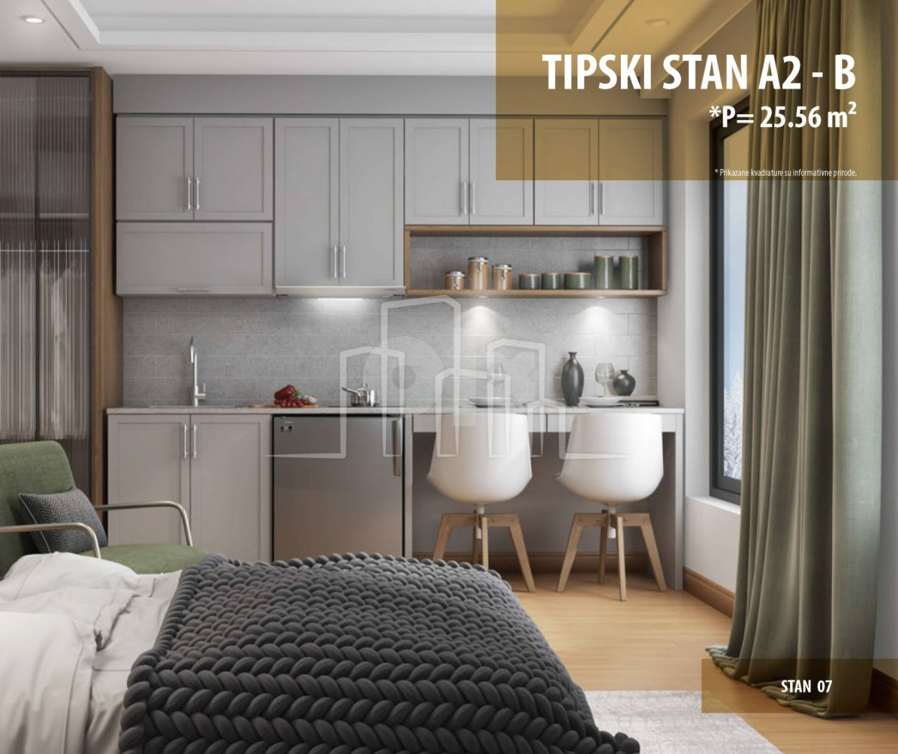 Studio apartman 25,56 Snježna dolina Faza 2 Jahorina 7