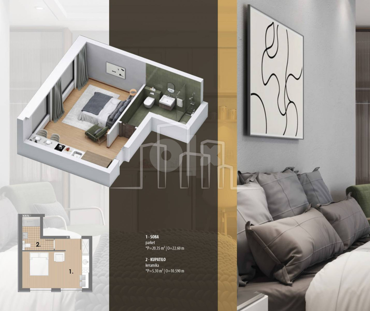 Studio apartman 25,56 Snježna dolina Faza 2 Jahorina 8