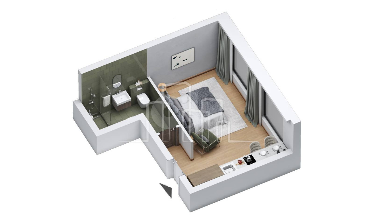 Studio apartman 25,56 Snježna dolina Faza 2 Jahorina 14