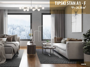 Studio apartman 26,58 Snježna dolina Faza 2 Jahorina