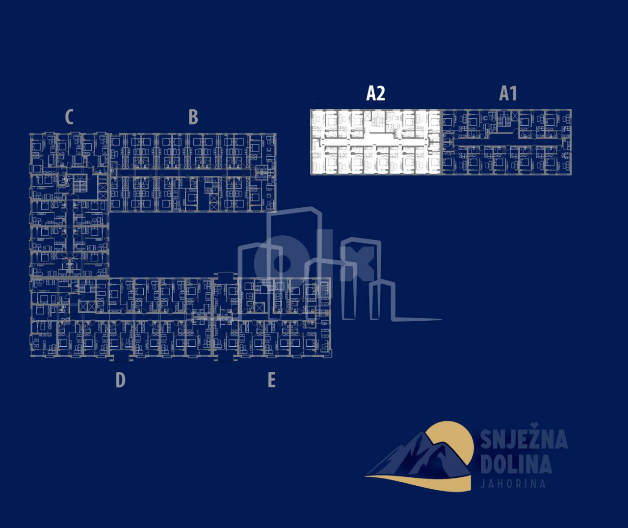 Dvosoban apartman 35,29 Snježna dolina Faza 2 Jahorina 10