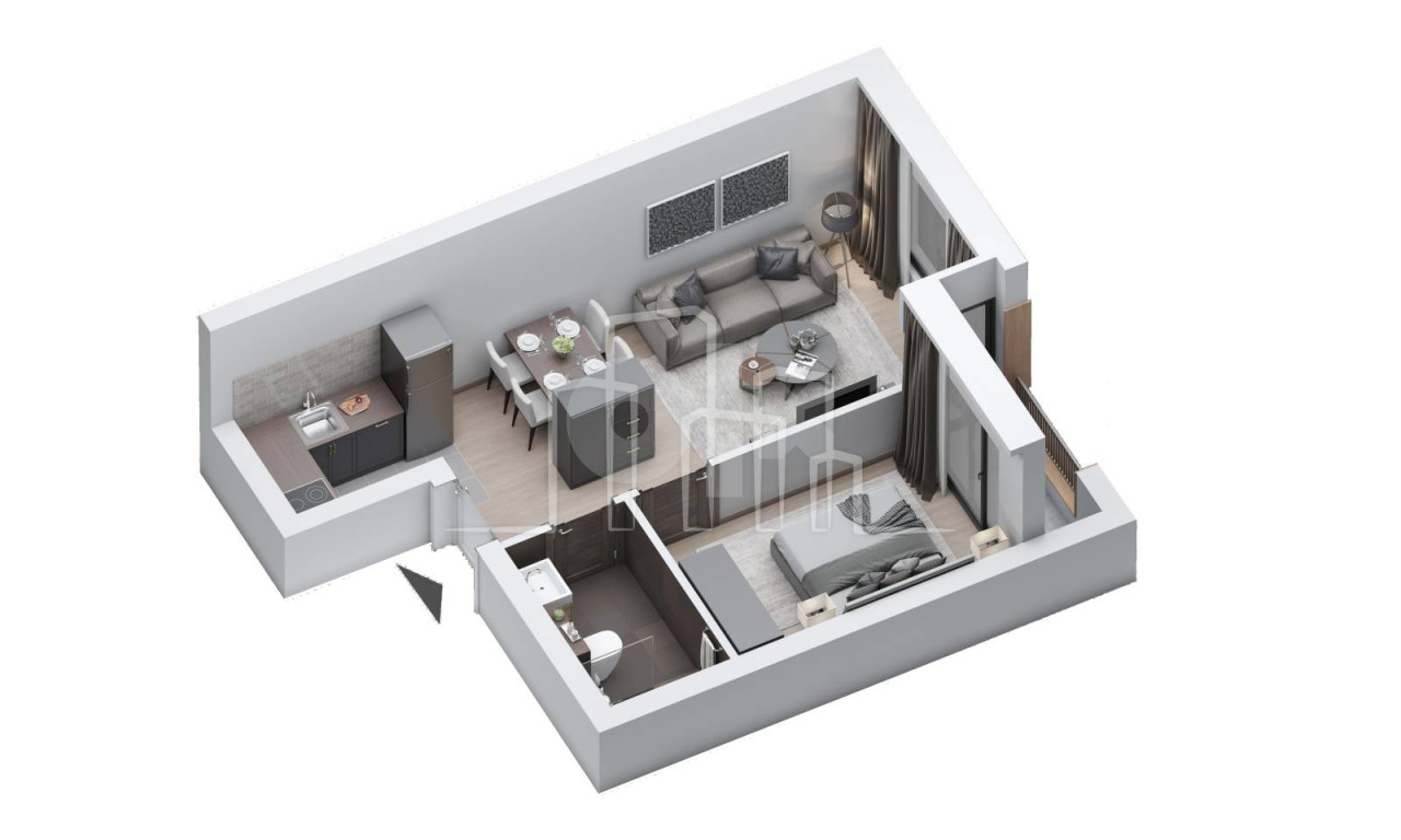 Dvosoban apartman 35,29 Snježna dolina Faza 2 Jahorina 14