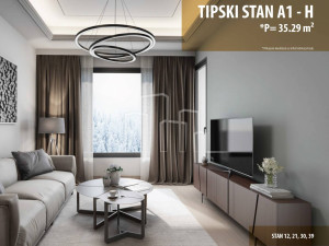 Dvosoban apartman 35,29 Snježna dolina Faza 2 Jahorina