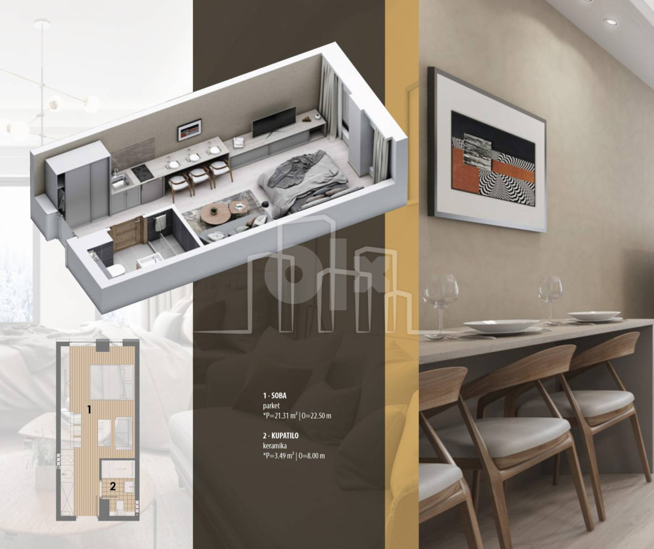 Studio apartman Jahorina 24,80 Snježna dolina Faza 2 PNK 2