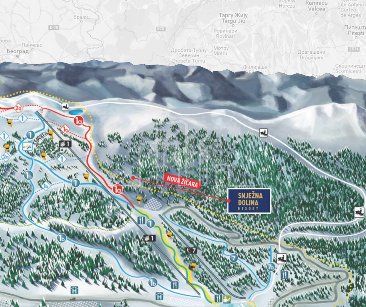 Studio apartman Jahorina 24,80 Snježna dolina Faza 2 PNK 15