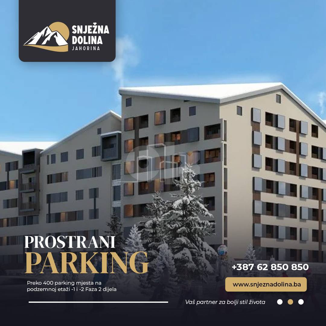 Studio apartman Jahorina 24,80 Snježna dolina Faza 2 PNK 24