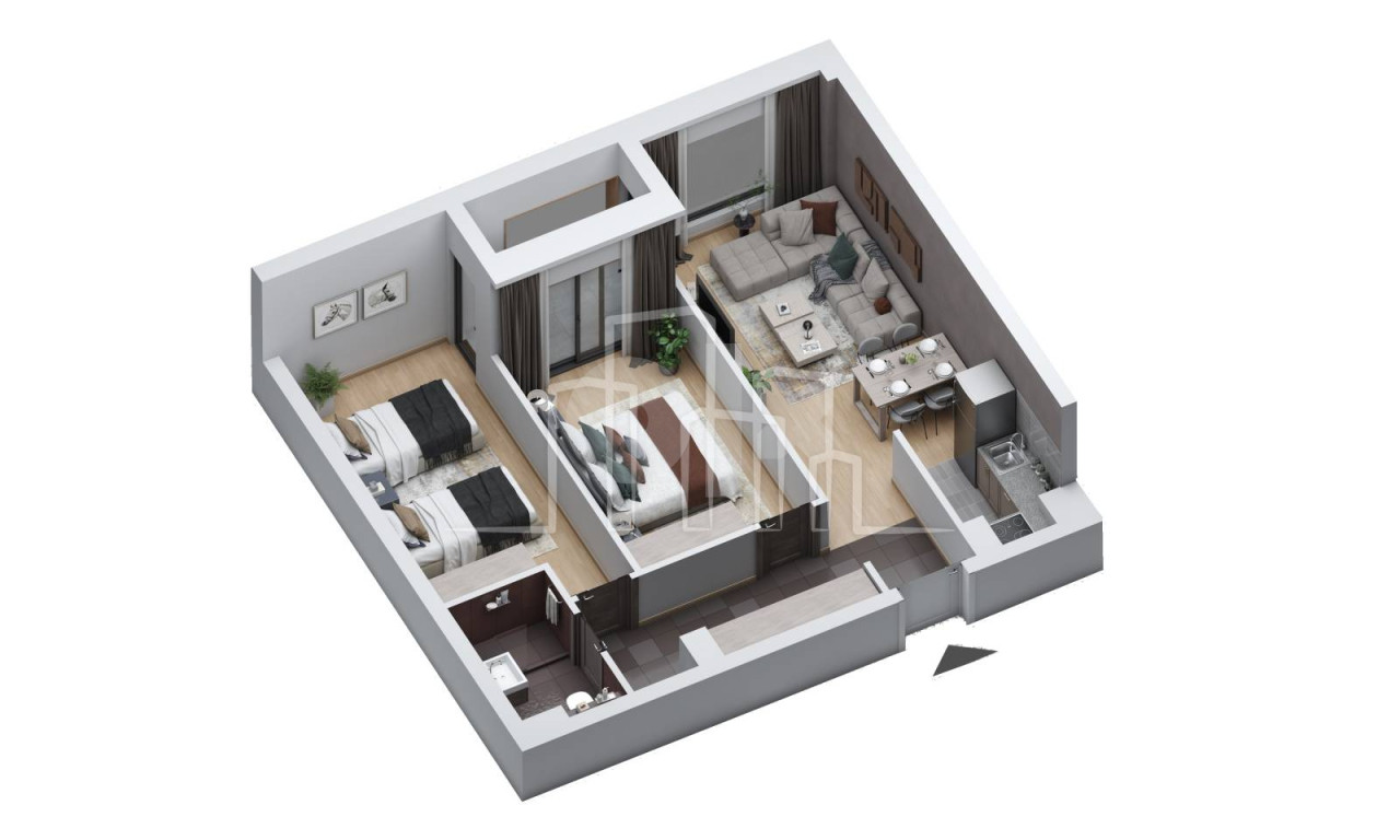 Trosoban apartman 60m2 Snježna dolina Faza 2 Jahorina 8
