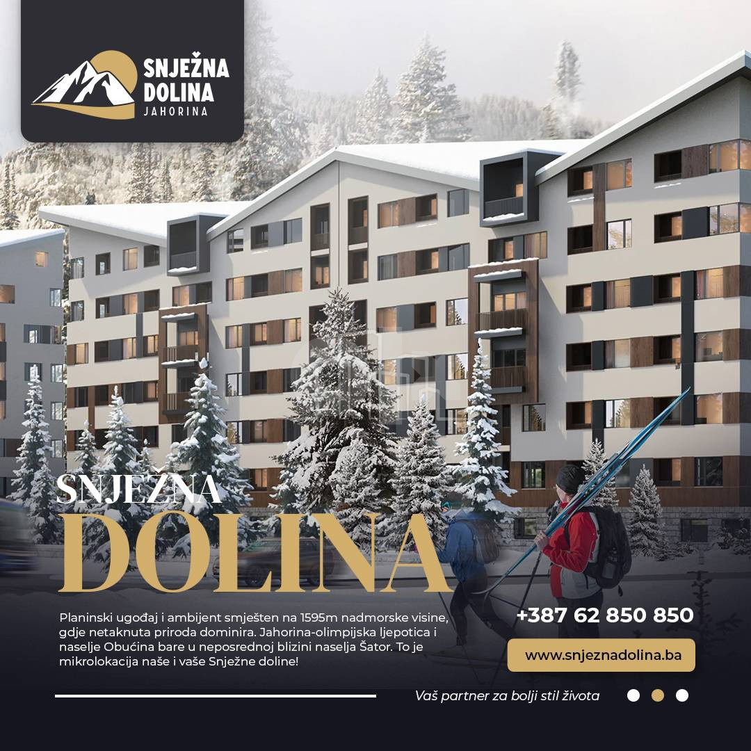 Apartman dvosoban 42m2 Snježna dolina Faza 2 Jahorina 21