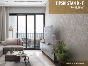 Apartman dvosoban 42m2 Snježna dolina Faza 2 Jahorina