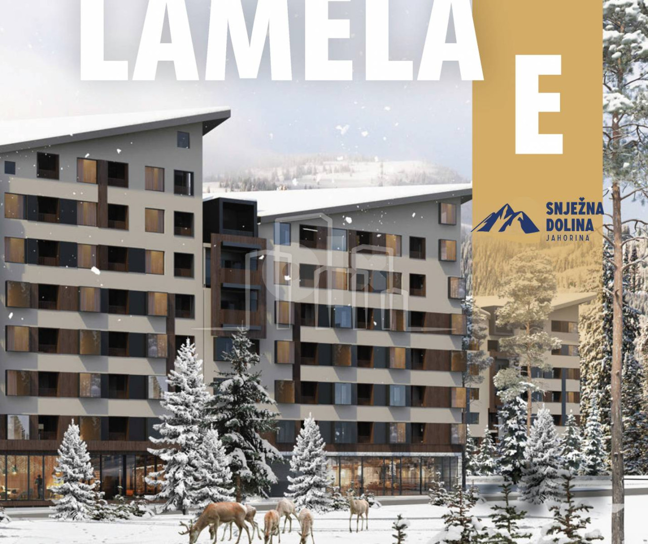 Apartman dvosoban 45.62 Snježna dolina Faza 2 Jahorina 3