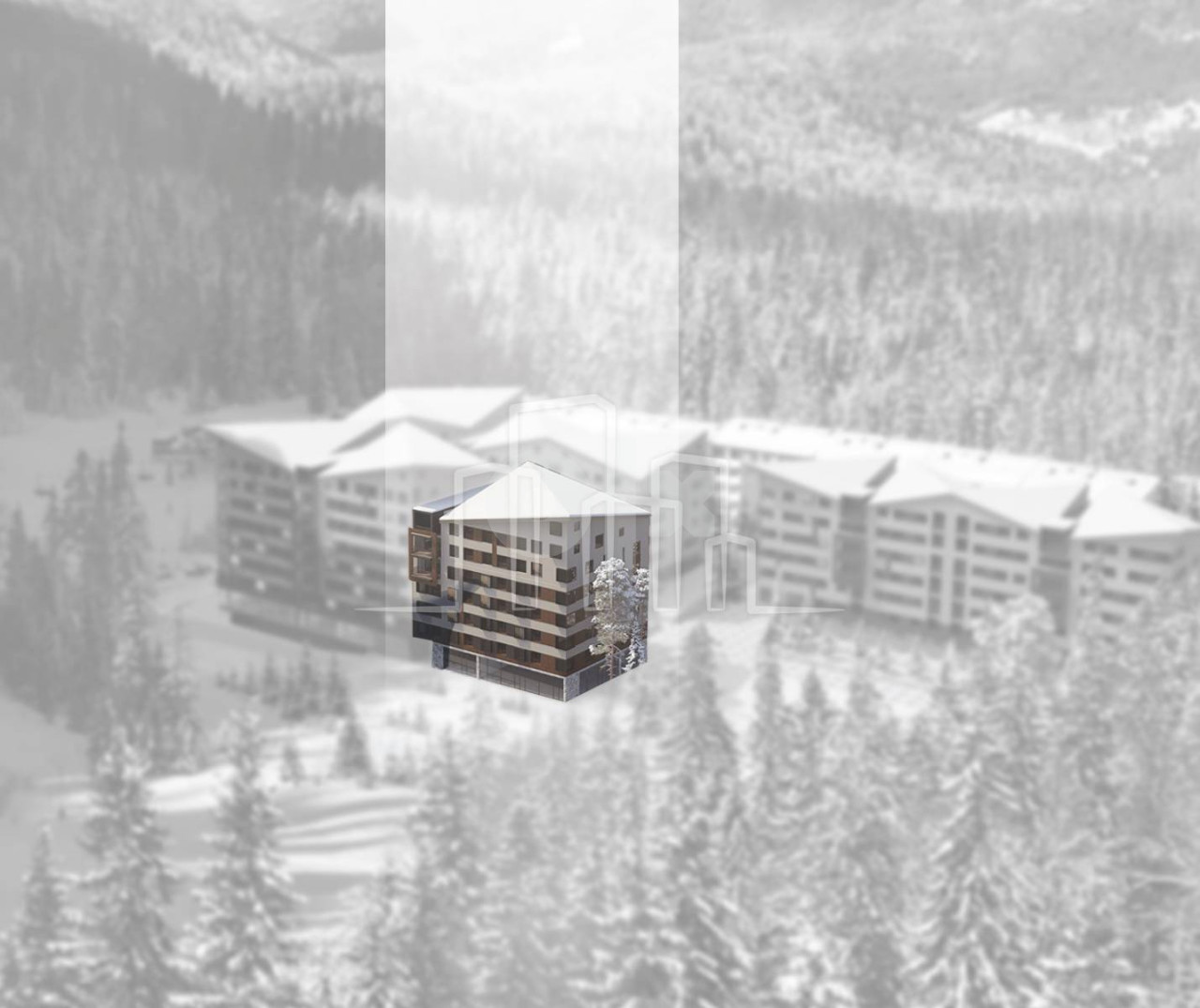 Apartman dvosoban 45.62 Snježna dolina Faza 2 Jahorina 6
