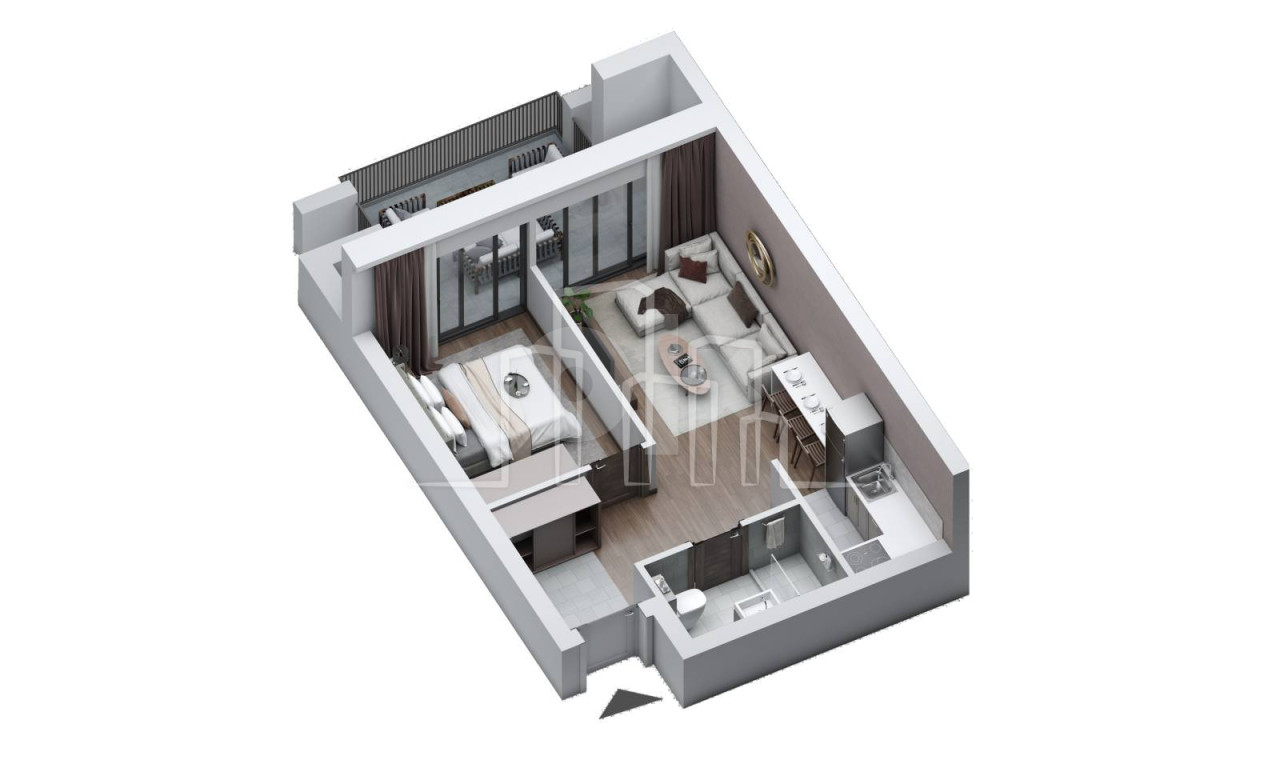 Apartman dvosoban 45.62 Snježna dolina Faza 2 Jahorina 8