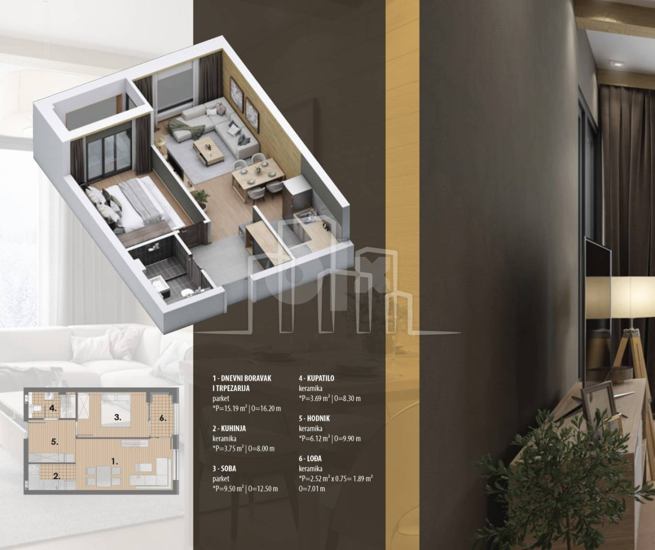 Snježna dolina Faza 2 Jahorina 40.14 dvosoban apartman 2