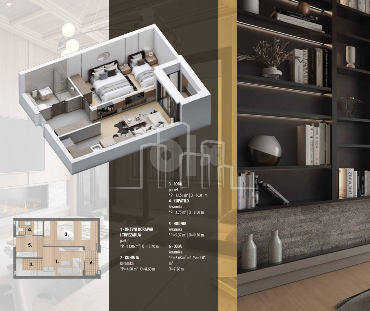 Snježna dolina Faza 2 Jahorina 40.14 dvosoban apartman 3