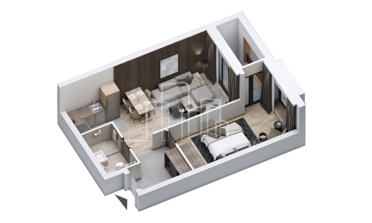 Apartman dvosoban 44m2 Snježna dolina Faza 2 Jahorina 8