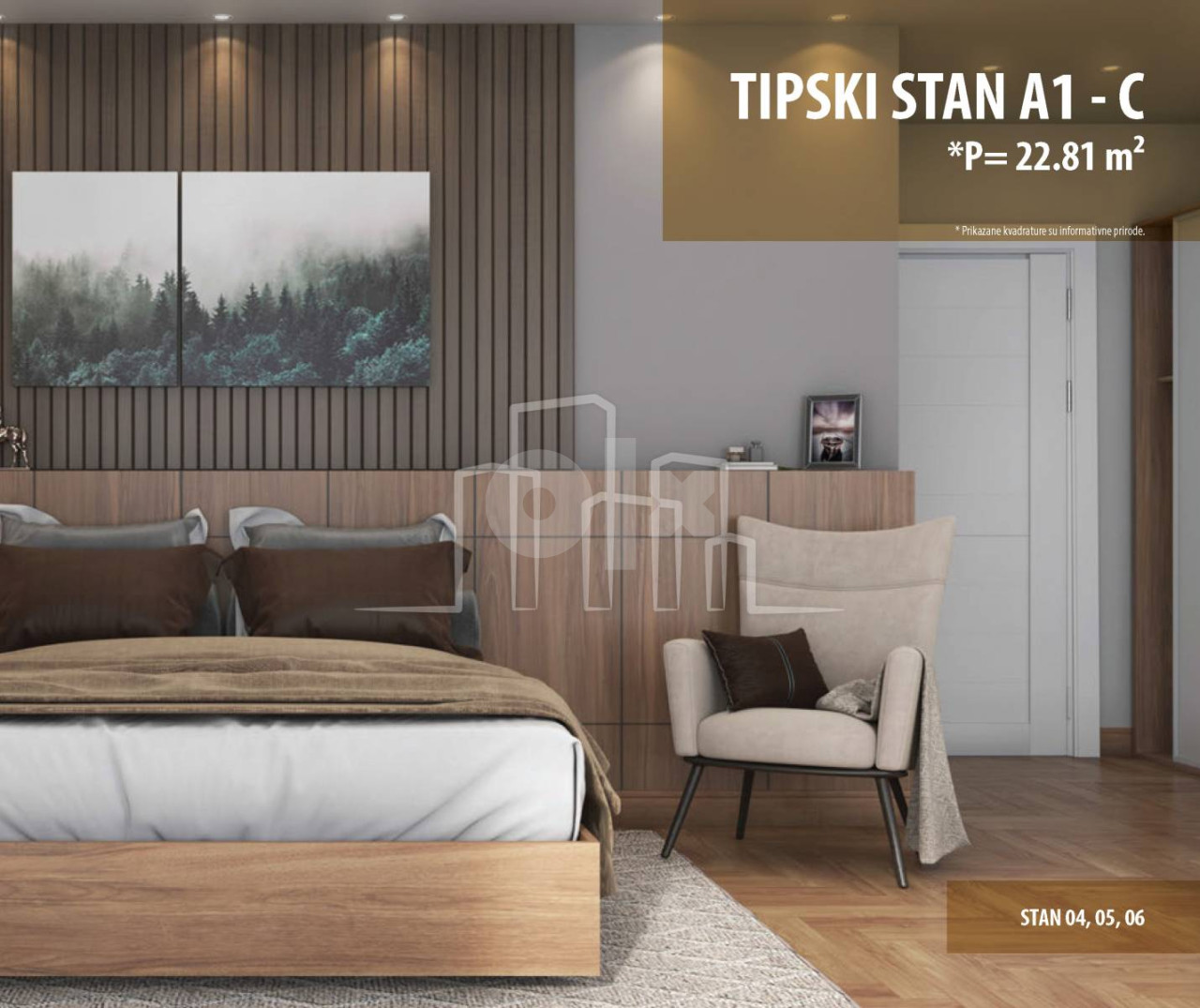 Studio apartman 22,81 Snježna dolina Faza 2 Jahorina