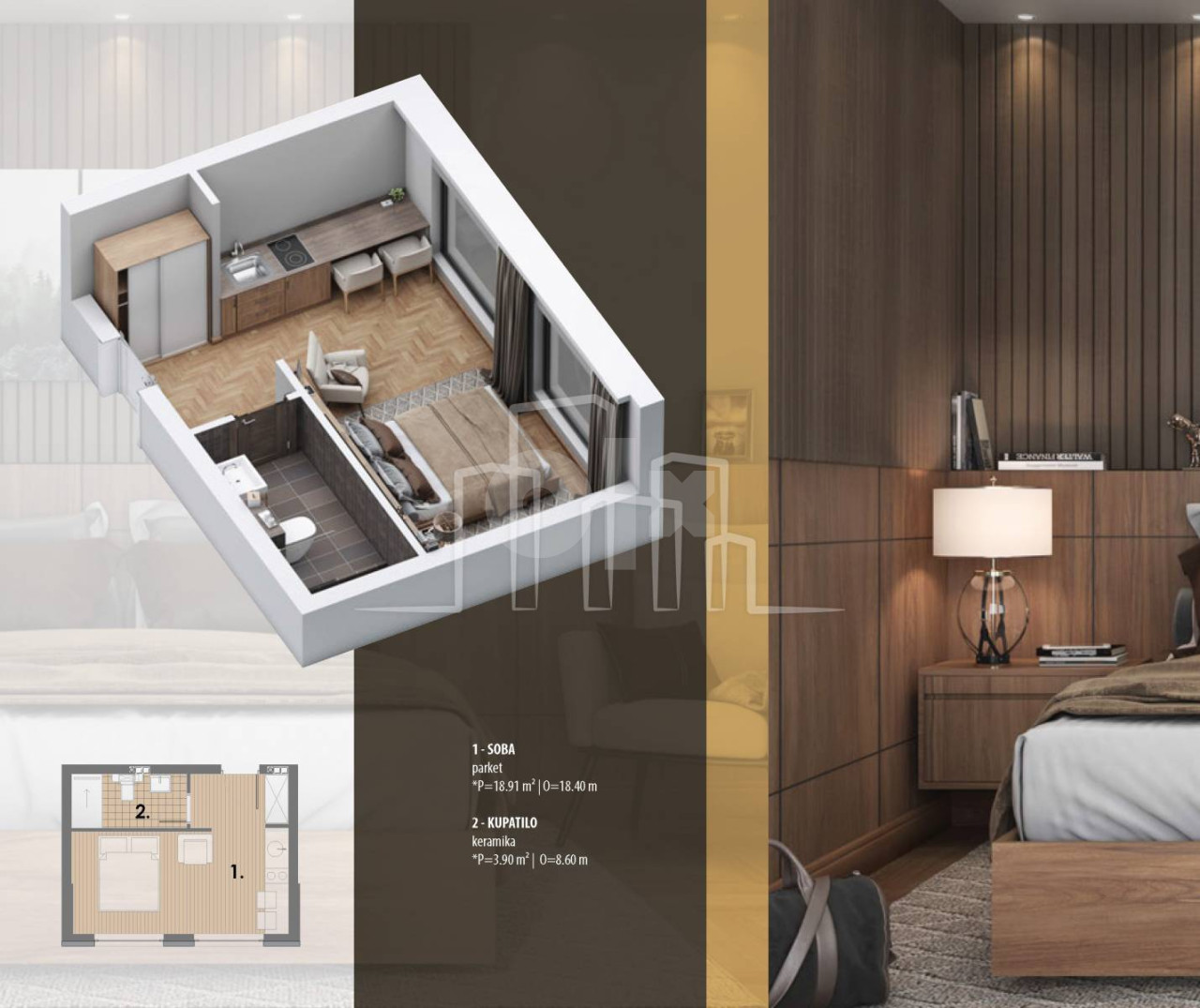 Studio apartman 22,81 Snježna dolina Faza 2 Jahorina 2