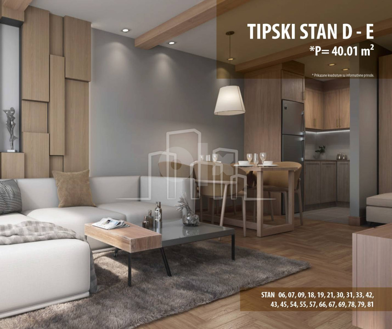 Apartman dvosoban 40m2 Snježna dolina Faza 2 Jahorina