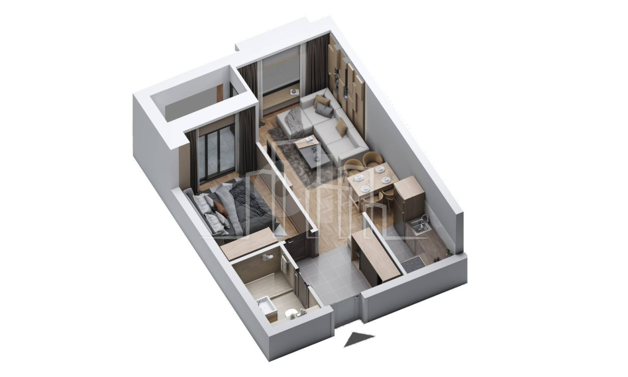 Apartman dvosoban 40m2 Snježna dolina Faza 2 Jahorina 8