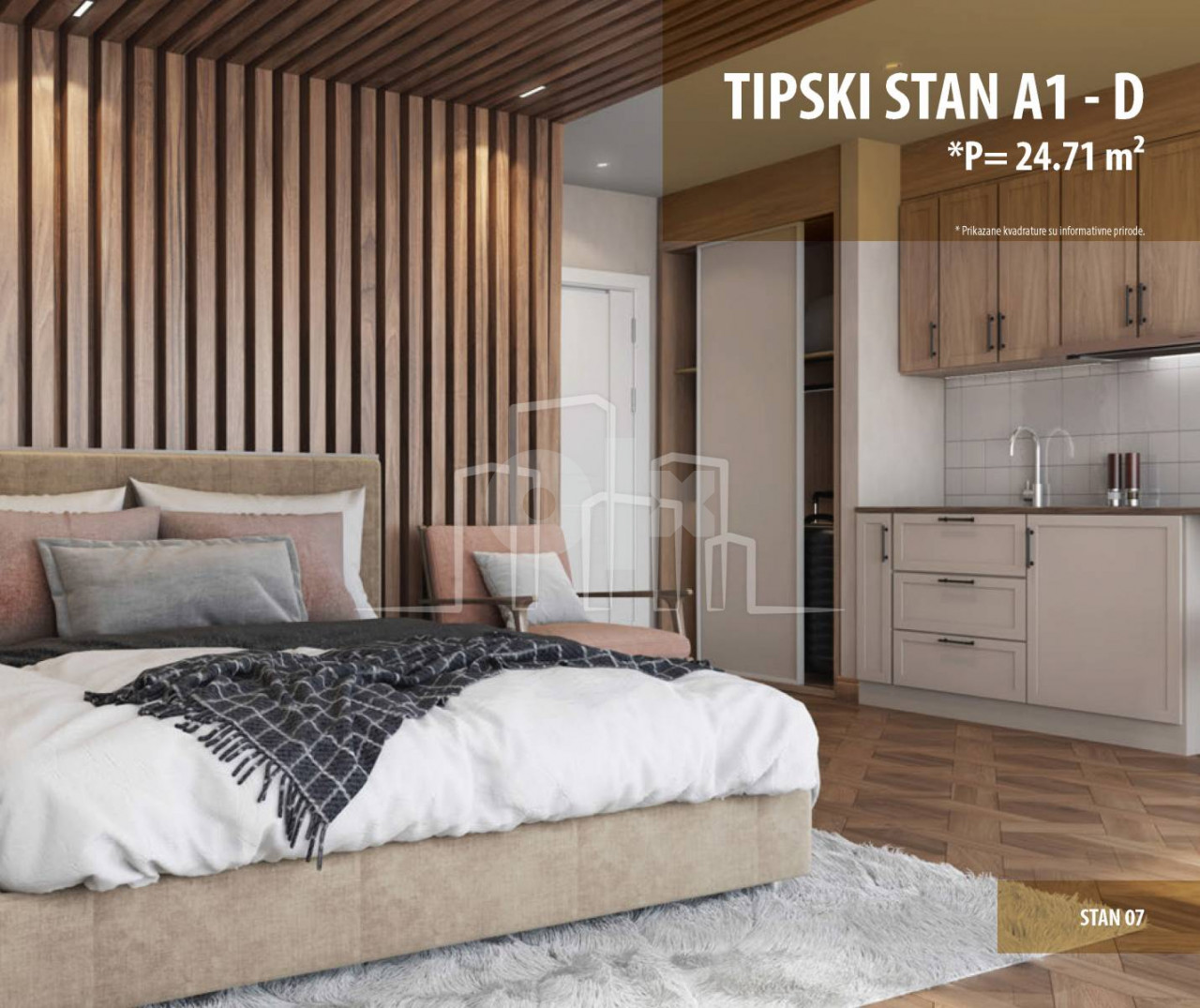 Studio apartman 24,71 Snježna dolina Faza 2 Jahorina