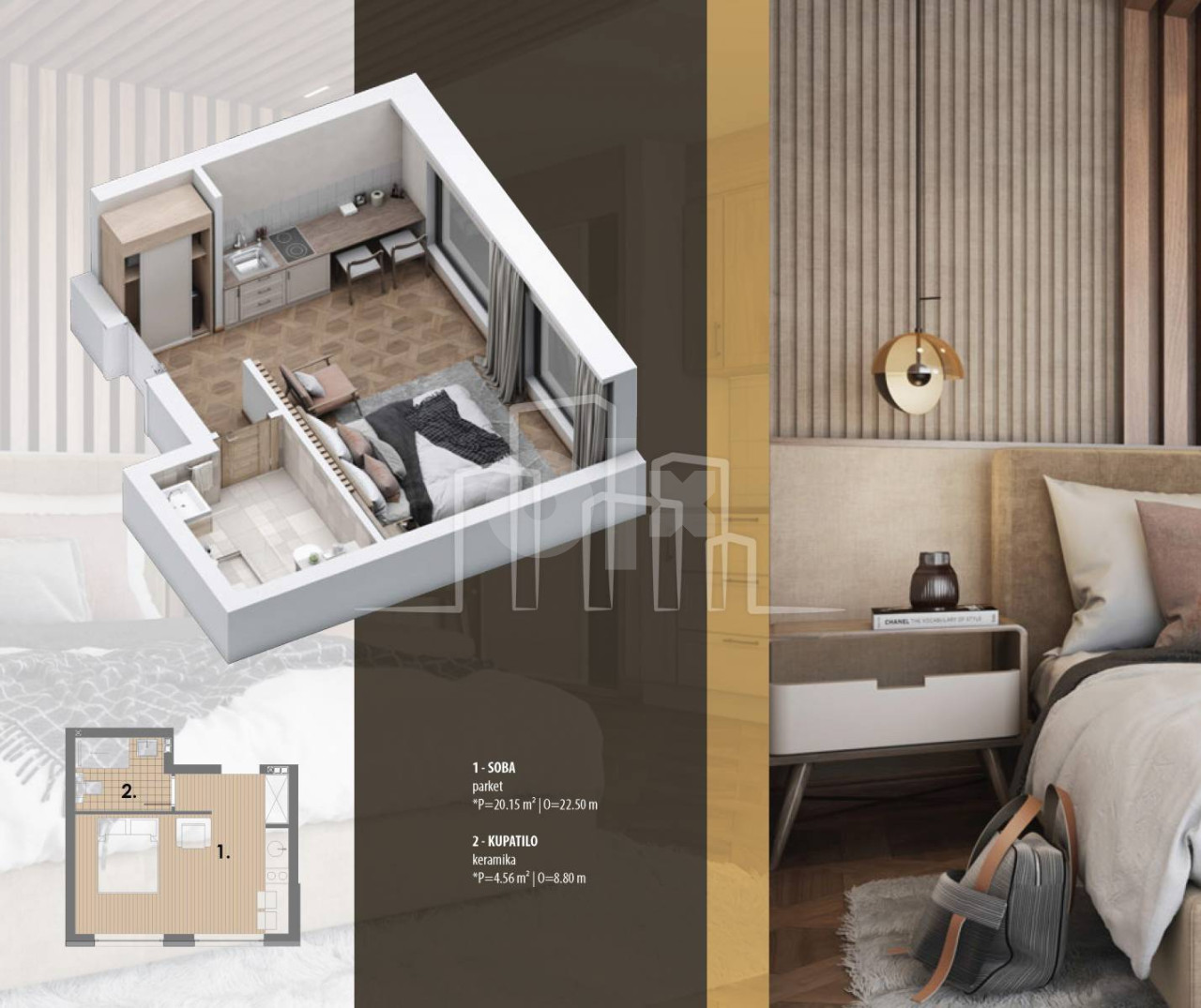 Studio apartman 24,71 Snježna dolina Faza 2 Jahorina 2