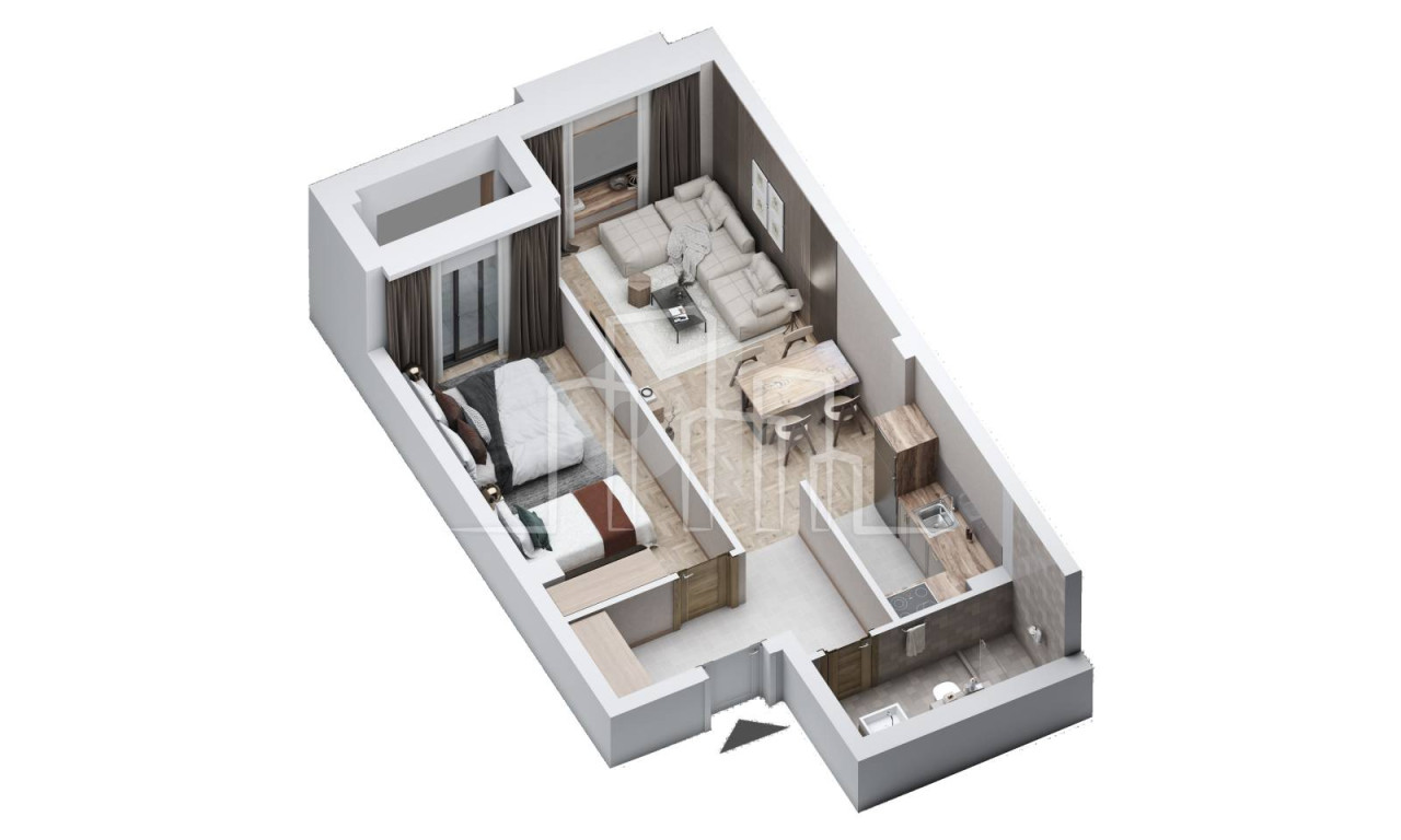 Dvosoban apartman 50m2 Snježna dolina Faza 2 Jahorina 8